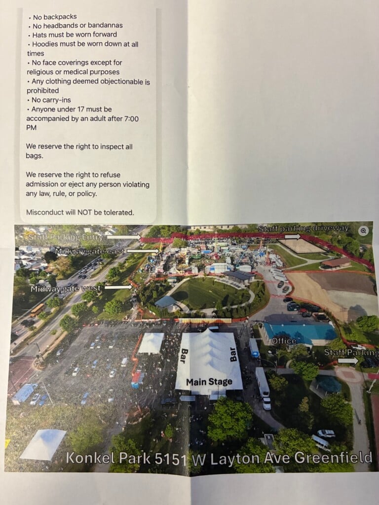 Posted rules from Dan Jansen Family Fest in May 2026.