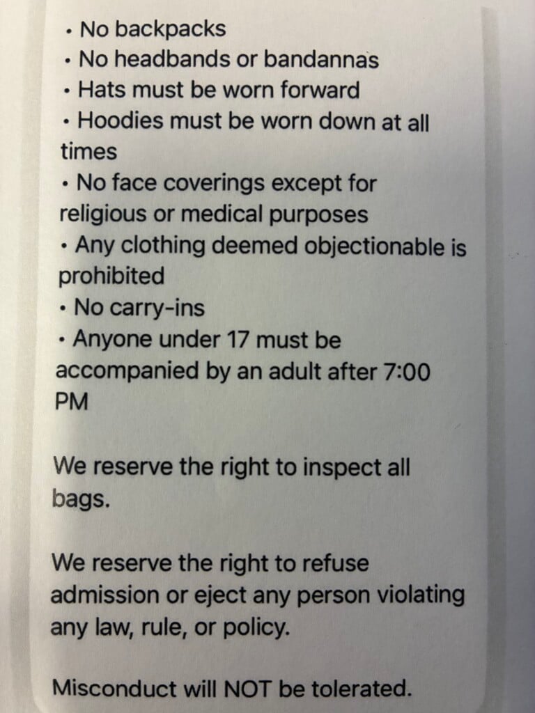 Posted rules from Dan Jansen Family Fest in May 2026.