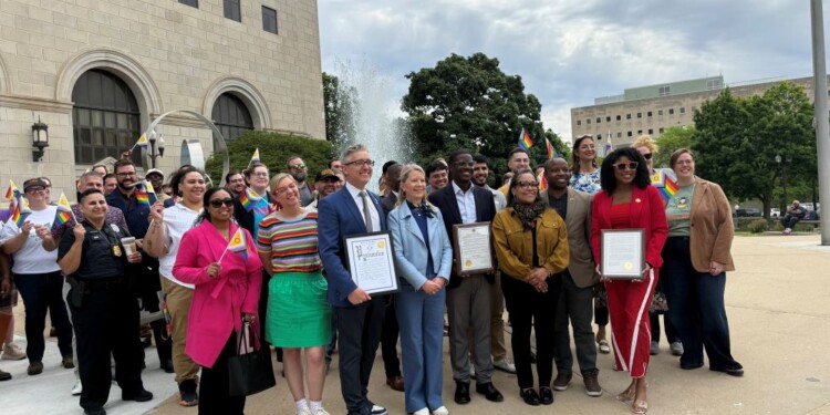 Milwaukee leaders raise pride flag to mark the start of Pride Month - WTMJ
