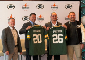 Packers and Potawatomi Sportsbook announced a new multi-year partnership, making Potawatomi the team’s official sportsbook partner (Photo: Nazir Spencer)