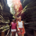 Friends Group Walk Through Witches Gulch In Wisconsin Dells