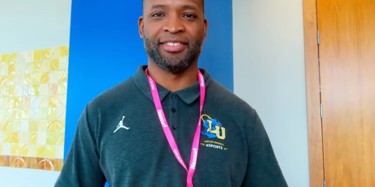 Former Green Bay Packers running back Ahman Green is seen after speaking at a conference in Atlantic City, N.J., Oct. 18, 2022. (AP Photo/Wayne Parry, File)