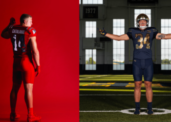 Badgers & Notre Dame New Uniforms-Courtesy of Wisconsin and Notre Dame Football