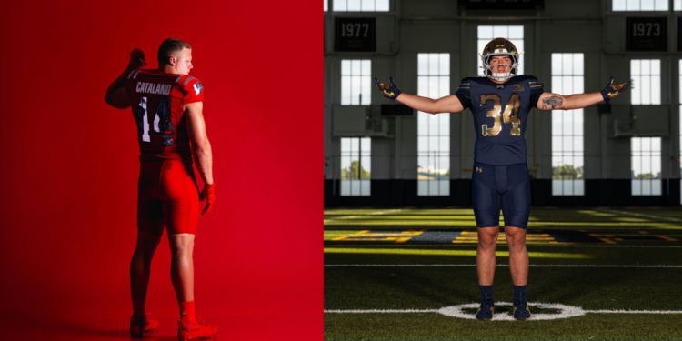 Badgers & Notre Dame New Uniforms-Courtesy of Wisconsin and Notre Dame Football