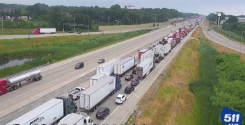 Milwaukee County deputy, K-9 injured after squad rear-ended on I-94 in Oak Creek