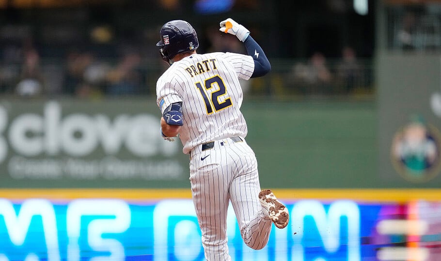 Rookies Pratt and Lara lead the way as Brewers bounce back with 8-5 win to even series against Rockies