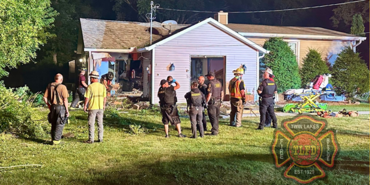 Photo courtesy of the Twin Lakes Fire Department and Rescue Squad.