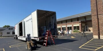 Blessed Sacrament Church/School Donation Drive for Venezuela (Photo: Nazir Spencer)