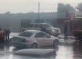 flooded roadway