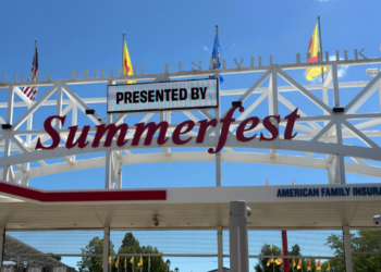 Summerfest gate during the 2026 festival. Image courtesy of Alex Mazurek.