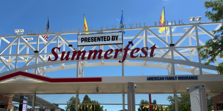 Summerfest gate during the 2026 festival. Image courtesy of Alex Mazurek.