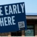 A voter walks to polling place in Milwaukee, Tuesday, July 28, 2026. (AP Photo/Nam Y. Huh)