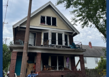 Duplex fire in Riverwest.
