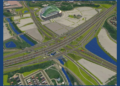 Artist's rendering of finished Stadium Interchange