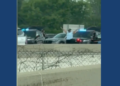 Cell Phone image of Amber Newell being stopped by City of Brookfield Police.