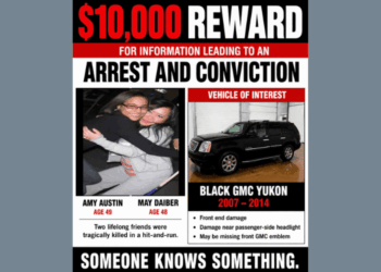 10,000 reward for Amy Austin and May Daiber. Hit and run On 20th and Teutonia.