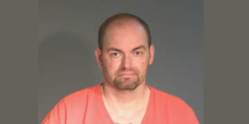 Benjamin Larson mugshot after arrest on August 31, 2026. Image courtesy of the Fond du Lac County Sheriff's Office.