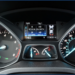 Vehicle dashboard close up