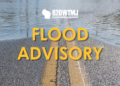 The National Weather Service issues a Flood Advisory.