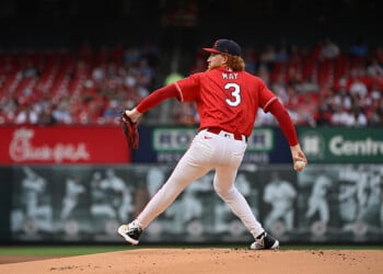 Brewers acquiring pitchers Dustin May, JoJo Romero from Cardinals in exchange for two outfield prospects