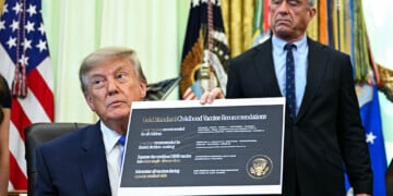 Trump signs executive order calling for spacing out childhood shots