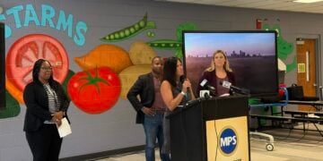 Dr. Brenda Cassellius at MPS Priorities Presser