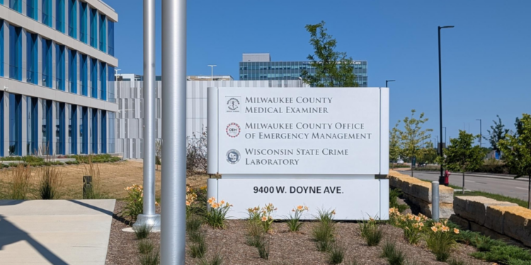 Site of the new Milwaukee County Medical Examiner's Office, Milwaukee County Office of Emergency Management and Milwaukee Crime Lab.