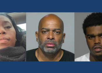 Left: Samotria Matthews, former deputy division administrator for the Milwaukee County Clerk of Circuit Court. Image courtesy of LinkedIn. Center and Right: Rodney Matthews and Terrion Matthews. Images courtesy of Milwaukee County Sheriff's Office.