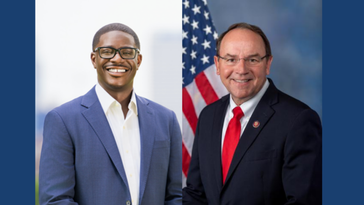Democratic Candidate David Crowley and Republican Candidate Tom TIffany