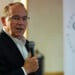 FILE - Republican gubernatorial candidate Tom Tiffany talks to supporters during a campaign event, July 29, 2026, in Kenosha, WI. (AP Photo/Nam Y. Huh, File)