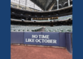 MLB Postseason signage behind home plate at American Family Field, September 29, 2026 (Photo: Elisabeth Montemurro)
