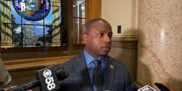 Mayor Cavalier Johnson at Milwaukee City Hall on Tuesday, September 22, 2026. (Photo Nazir Spencer/WTMJ)