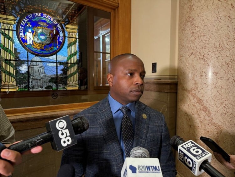 Mayor Cavalier Johnson at Milwaukee City Hall on Tuesday, September 22, 2026. (Photo Nazir Spencer/WTMJ)