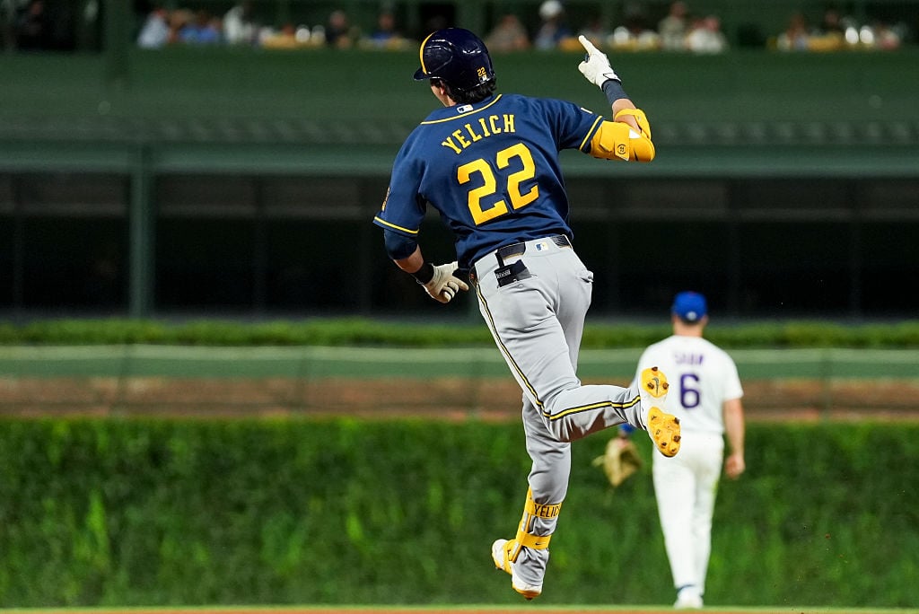 Christian Yelich and Joey Ortiz homer as the Brewers beat the Cubs 9-4