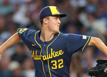 Brewers’ Jacob Misiorowski matches career worsts in runs allowed and walks in rough start vs. Cubs