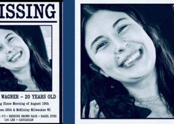 Hailie Wagner's missing poster and her image. Images courtesy of her family.