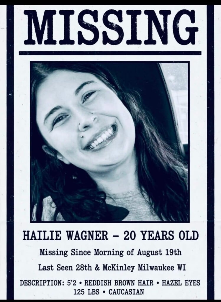 Missing poster for Hailie Wagner. Image courtesy of her family.