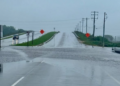Flooding near the 8600 block of CTH S on Sept. 20, 2026. Image courtesy of Kenosha County Sheriff's Office