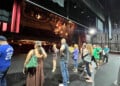 Visitors get a behind the scenes look on stage during Doors Open Milwaukee. Photo provided by Historic Milwaukee, Inc.