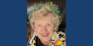99-year-old Shirley, a woman who was brutally attacked inside her home in July 2026. (Photo courtesy of MacGillis Law Group)