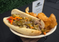 Italian Beef sandwich at UW-Milwaukee Panther Arena, September 10, 2026 (Photo: Elisabeth Montemurro)