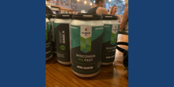 Wisconsin IPA fest specialty beer at Third Space Brewing, August 28, 2021 (Photo: Elisabeth Montemurro)