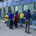 Fans line up for Brewers NLDS Postseason tickets at American Family Field