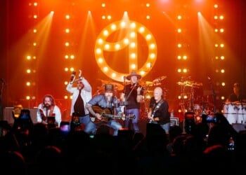 AUSTIN, TEXAS - OCTOBER 18: Zac Brown Band perform onstage during the Uber One Rodeo on October 18, 2025 in Austin, Texas. (Photo by Rick Kern/Getty Images for Uber)