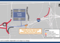 Map of I-94 West Leg Update for 10-09-26