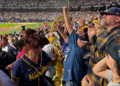Fans celebrate the Brewers National League title at the American Family Field watch party on October 15, 2026 (Photo: Elisabeth Montemurro)