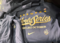World Series sweatshirts revealed at the Brewers Team Store at American Family Field after the Brewers beat the Los Angeles Dodgers to win the pennant on October 15, 2026 (Photo: Elisabeth Montemurro)