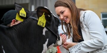 U.S. Agriculture Secretary Brooke Rollins during a visit to Madison, Wisconsin on Wednesday, September 30, 2026. (Photo courtesy Secretary Brooke Rollins/X)