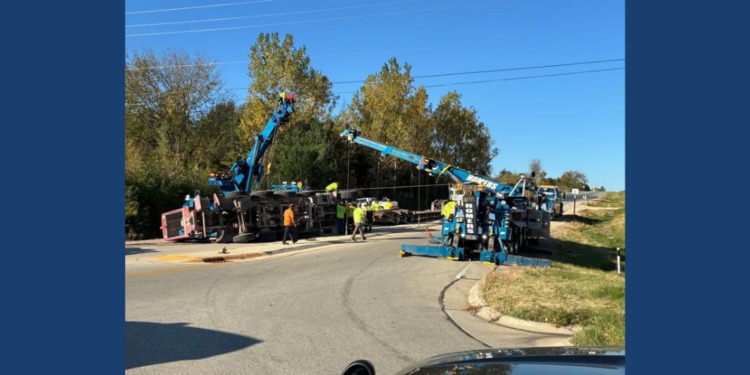Concrete Truck Rollover- Courtesy of Washington County Sheriffs Office