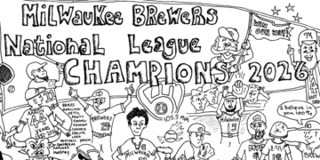 Brewers fan spreads joy with coloring sheet